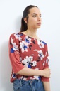 L142GBT2 BLUSA FRENTE ESTAMPADO FLORAL