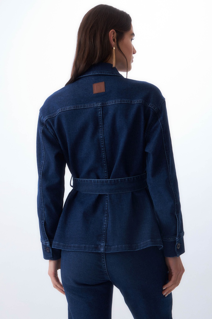 L144GOJ1 CHAQUETA DE JEAN CON BOLSILLOS