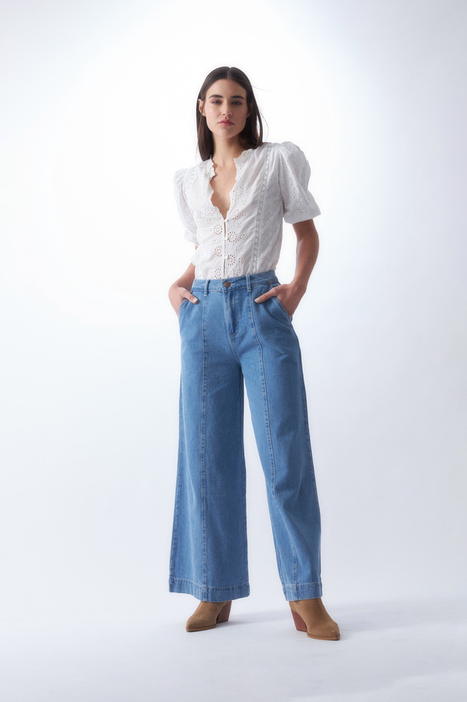 L145GPP2 JEAN WIDE-LEG EILISH