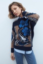 L144GKS1 SWEATER JACQUARD ARABESCO