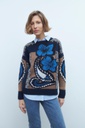 L144GKS1 SWEATER JACQUARD ARABESCO