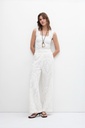 L158GPJ1 PANTALON REJILLA FLORAL