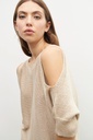L158GKS1 SWEATER LUREX HOMBROS DESCUBIERTOS