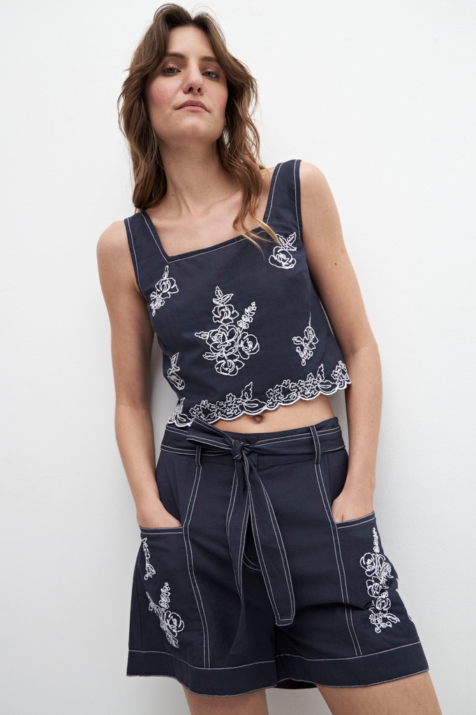 L158GBS1 TOP BORDADO FLORAL