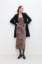 L160GBS1 TOP STRAPLESS ANIMAL PRINT