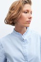 L161GBL8 CAMISA CUELLO MAO CON VOLADOS