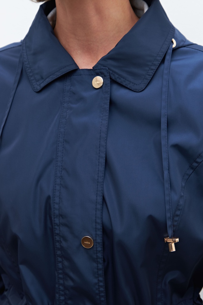 L160GOC5 CAMPERA IMPERMEABLE CAPUCHA DESMONTABLE