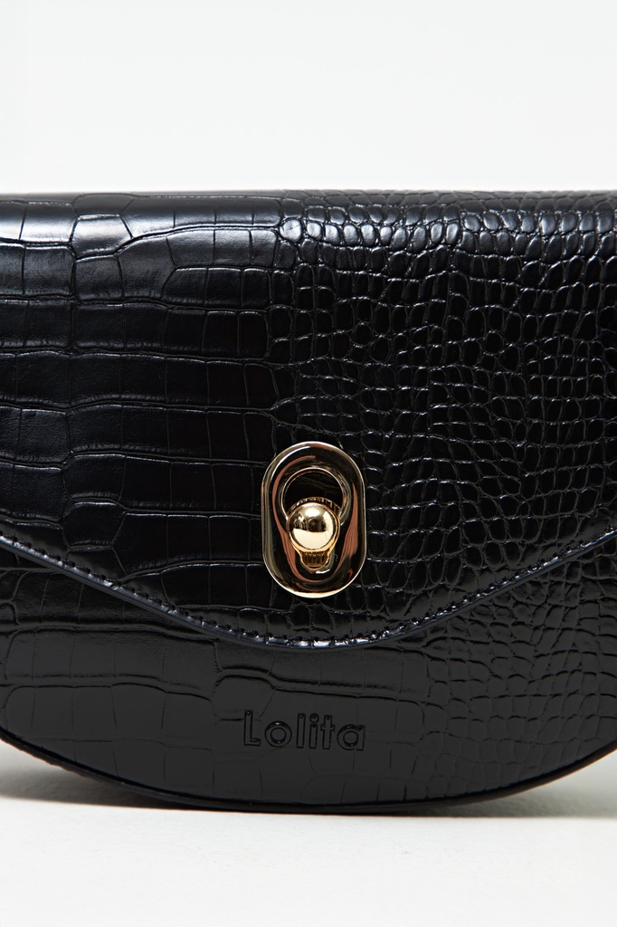 L160ABC1 BANDOLERA TEXTURA CROCO