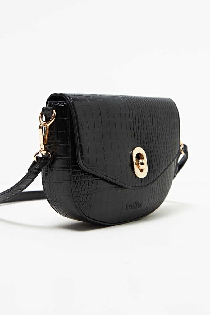 L160ABC1 BANDOLERA TEXTURA CROCO