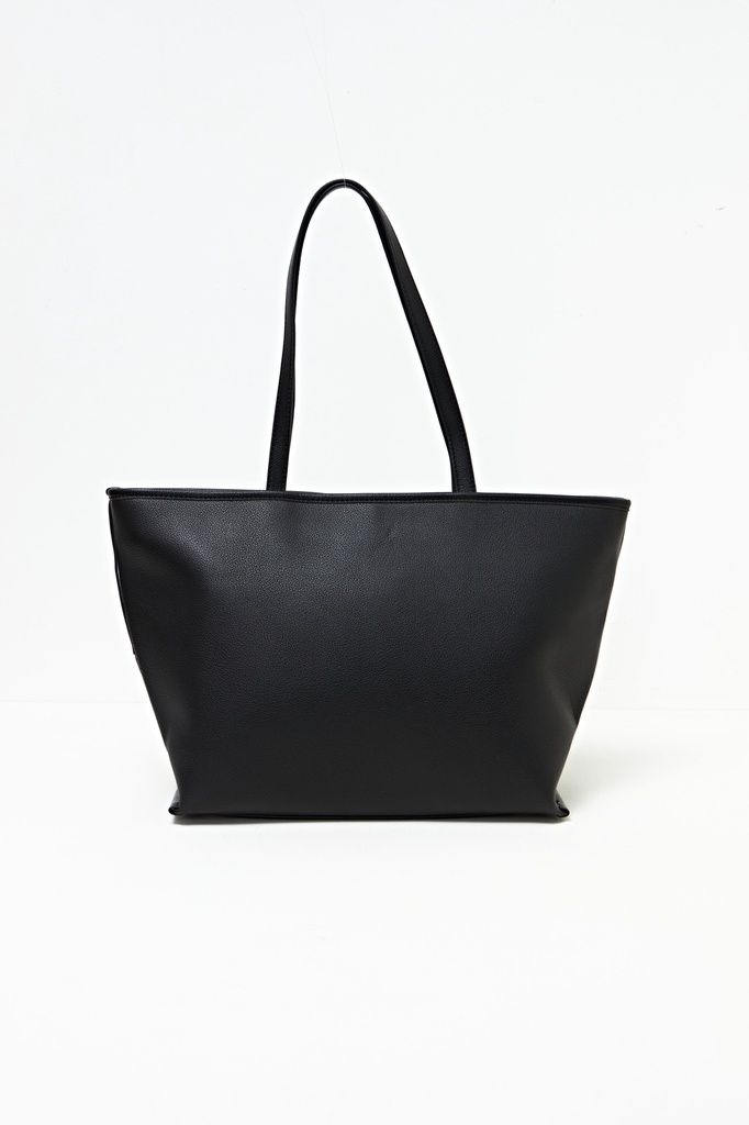 L160ABT1 CARTERA TOTE CON CIERRE Y DIJES