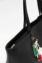 L160ABT1 CARTERA TOTE CON CIERRE Y DIJES