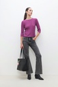 L160ABT1 CARTERA TOTE CON CIERRE Y DIJES