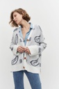 L144GKC1 CARDIGAN JACQUARD ARABESCO