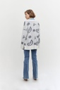 L144GKC1 CARDIGAN JACQUARD ARABESCO