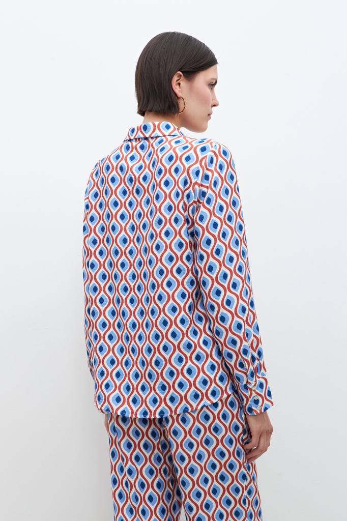 L160GBL11 CAMISA CON ESTAMPA RETRO
