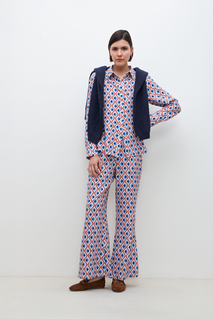 L160GPO1 RETRO PRINT PANTS