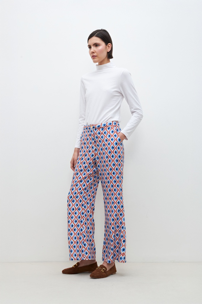 L160GPO1 RETRO PRINT PANTS