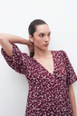 L160GDM3 VESTIDO MIDI ESTAMPA FLORAL