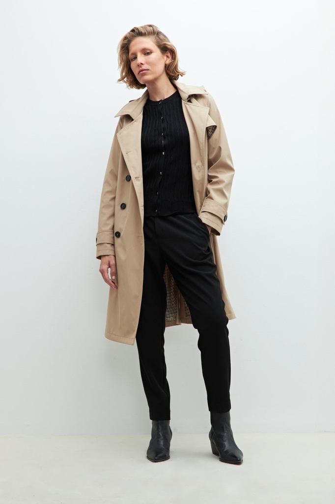 L161GOC1 TRENCH IMPERMEABLE CON CAPUCHA DESMONTABLE