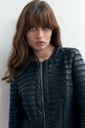 L155GOJ1 CHAQUETA ECO CUERO CON TUL