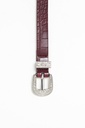 L160ALB5 CINTURON CROCCO CON HEBILLA WESTERN