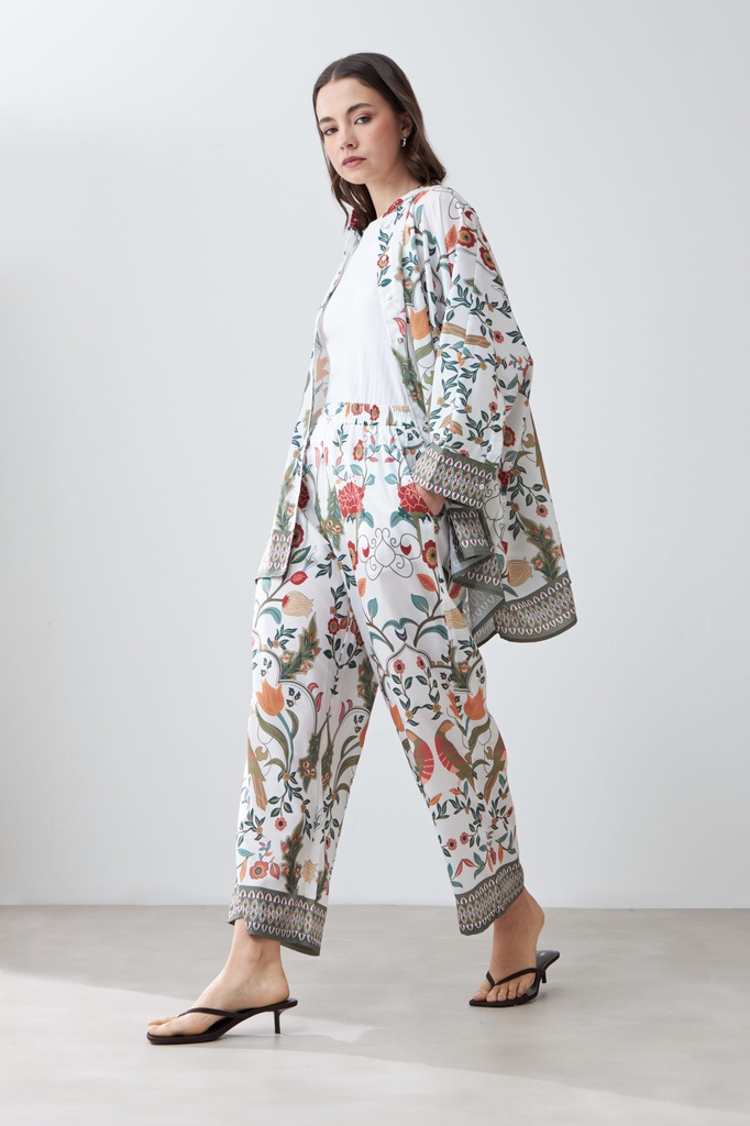 L167GPP3 PANTALON CON ESTAMPA FLORAL