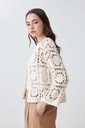 L167GKC1 CHAQUETA TEJIDA CROCHET