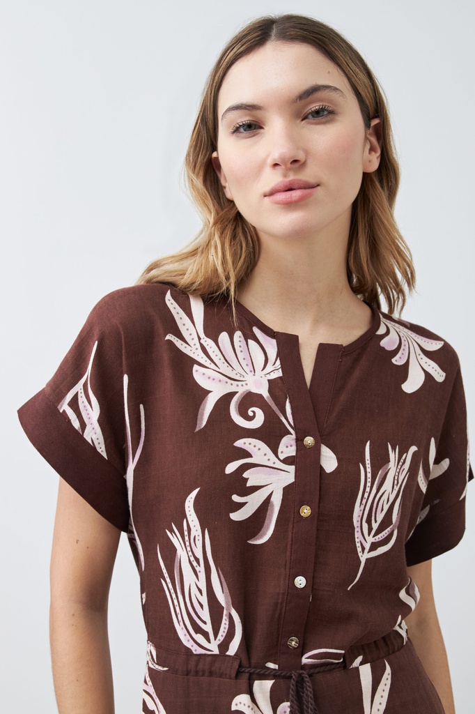 L167GDX17 VESTIDO ESTAMPADO FLORAL