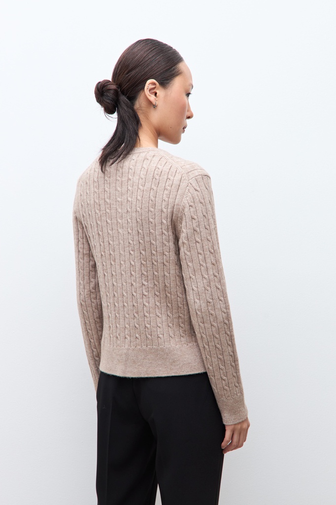 L171GKC2 CARDIGAN ABOTONADO CON ESTRUCTURAS