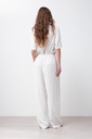 L168GPP3 PANTALON PINZADO DE LINO A RAYAS