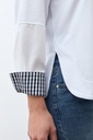 L170GTL2 REMERA CON PUÑOS VICHY