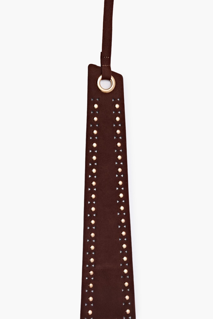 L170ALB2 FAJA DE SUEDE CON TACHAS