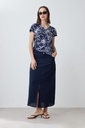 L167GBH5 BLUSA FRENTE ESTAMPADO FLORAL