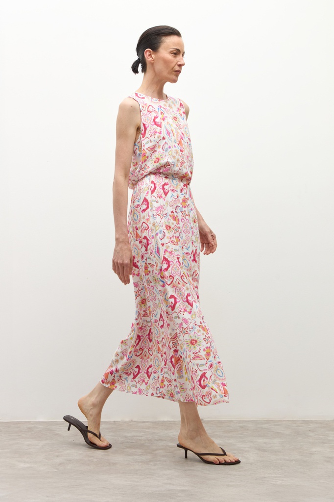 L168GSM2 FALDA ESTAMPADA PAISLEY