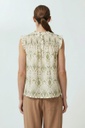 L168GBS7 BLUSA ESTAMPADA PUNTO SMOCK
