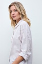 L172GBL8 CAMISA RAYADA CON BRILLOS