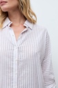 L172GBL8 CAMISA RAYADA CON BRILLOS