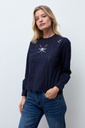 L172GBL4 BLUSA BORDADA