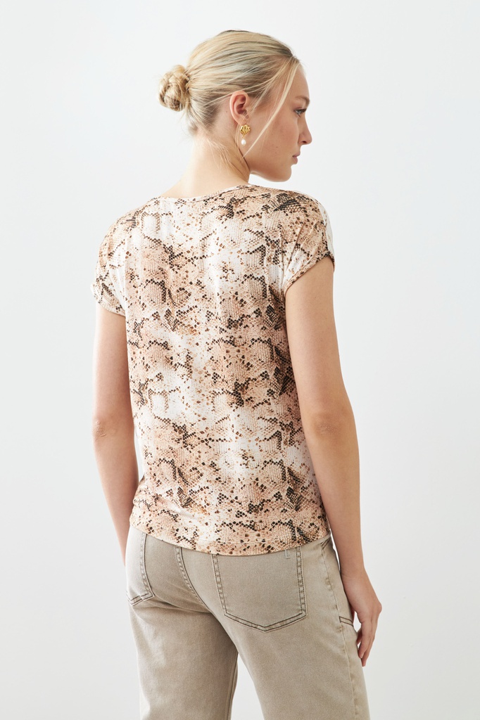 L165GBH3 BLUSA ANIMAL PRINT
