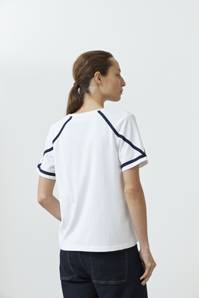 L166GTH3 REMERA ESCOTE EN V CON VAINILLAS
