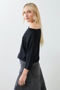 L162GKS2 SWEATER ESCOTE ASIMETRICO