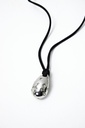 L155AJN1 COLLAR CON CORDON Y DIJE ACERO CON STRASS