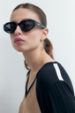 L155GBL8 BLUSA ESCOTE EN V BICOLOR