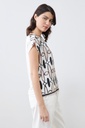 L166GBH3 BLUSA FRENTE ESTAMPADA