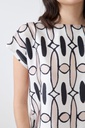 L166GBH3 BLUSA FRENTE ESTAMPADA
