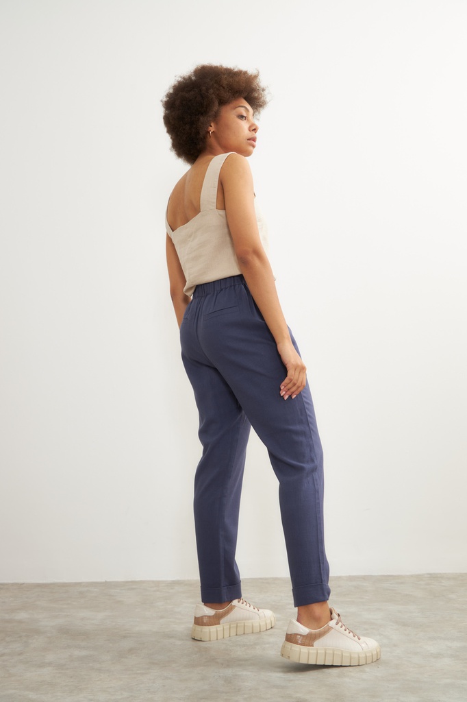 L137GPJ1 PANTALON PIJAMA DE LINO