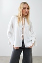 L165GBL17 CAMISA SATIN CON LAZOS