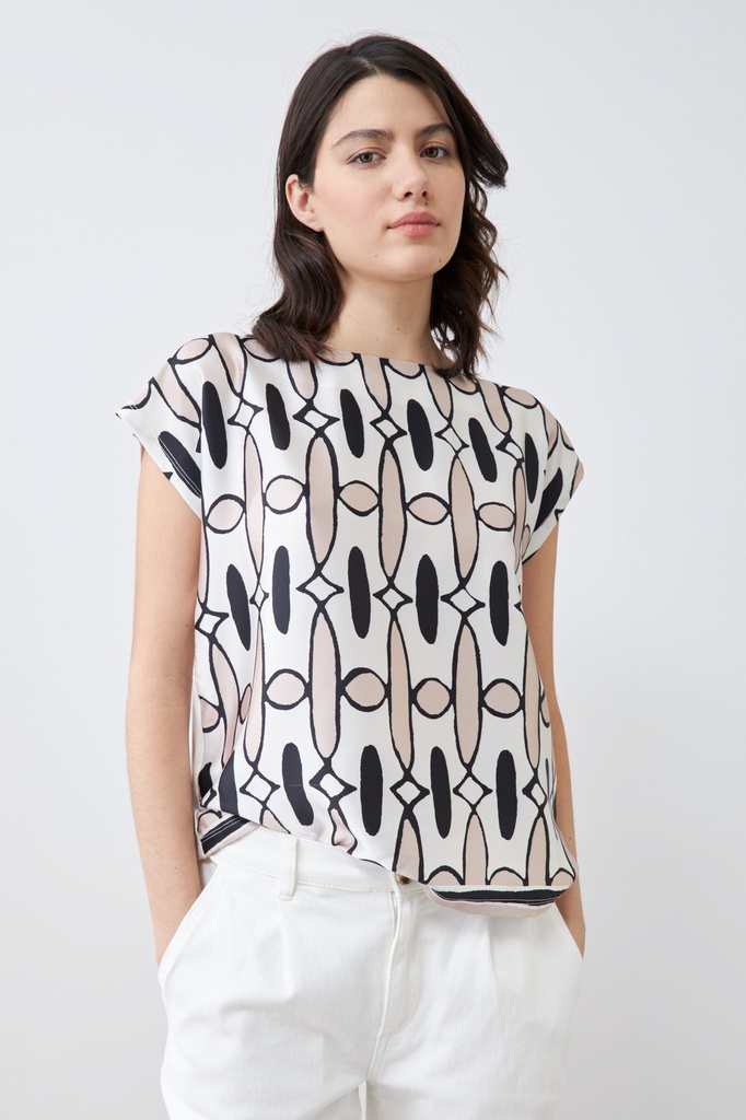 L166GBH3 BLUSA FRENTE ESTAMPADA