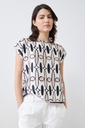 L166GBH3 BLUSA FRENTE ESTAMPADA