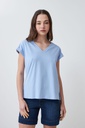 L167GTH12 REMERA CON BORDADO EN HOMBROS